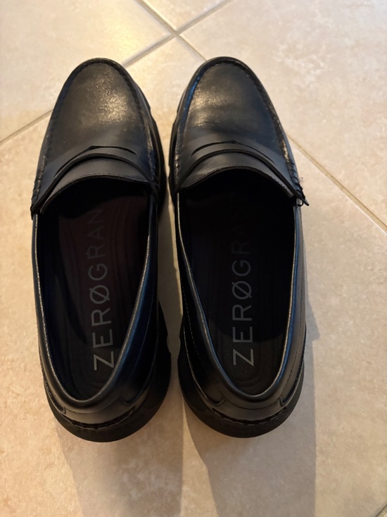 Cole Haan Black Leather Penny Loafers main image 7